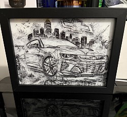 Leuchtbild Licht aus